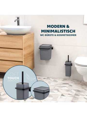 bremermann 2tlg. Bad-Set SAVONA Softtouch ca. 18 x 25 x 21 cm (B/H/T)