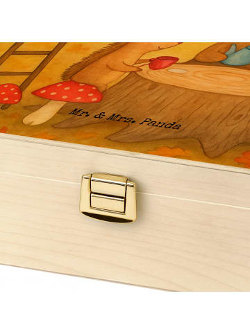 Mr. & Mrs. Panda Teekiste Waldtiere Picknick Design ohne Spruch in Weiß