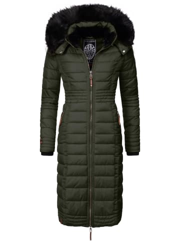 Navahoo Wintermantel Umay in Olive