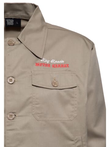 King Kerosin King Kerosin Jacke Motor Garage in sand