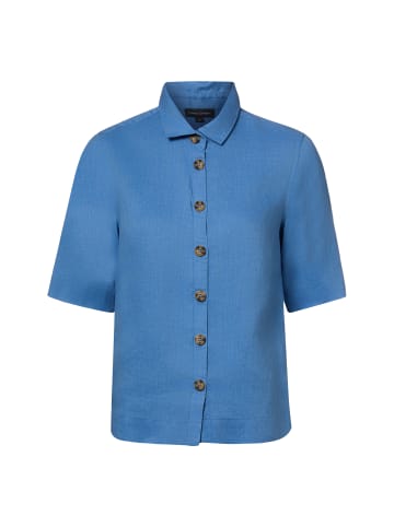 Franco Callegari Leinenbluse in blau - 0080