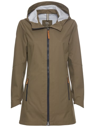 Camel Active Softshell Jacke aus recyceltem Polyester in Dunkelgrün