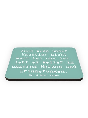 Mr. & Mrs. Panda Kühlschrankmagnet Spruch Trauerbewältigung nach... in Meeresbrise