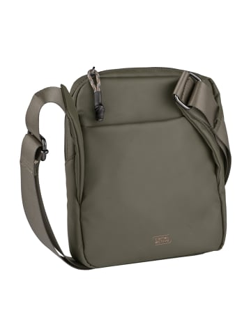 Camel Active EXPLORE Cross Bag aus recyceltem Nylon in Khaki