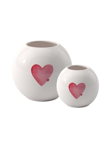 like. by Villeroy & Boch 2-tlg. Vasen-Set With Love in Weiß – in weiß