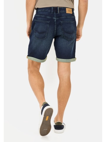 Camel Active fleXXXactive® Jeansshorts im Regular Fit in Dunkelblau