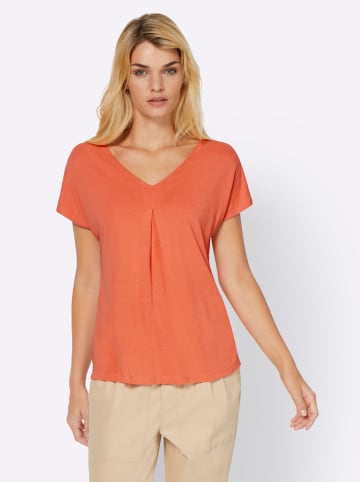 Heine Kurzarmshirt in mandarine