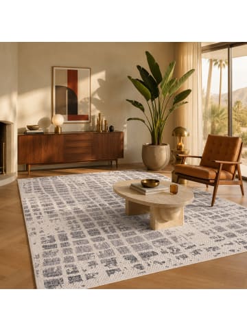 Pergamon In- & Outdoor Teppich Carpetto in grau