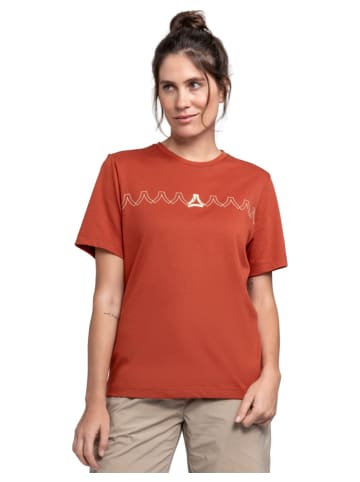 Schöffel T-Shirt "T Shirt Style Elmori WMN" in dark crabapple