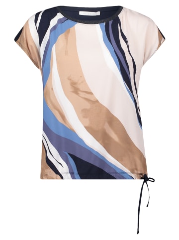 BETTY & CO Casual-Shirt mit Print in Nature/Blue
