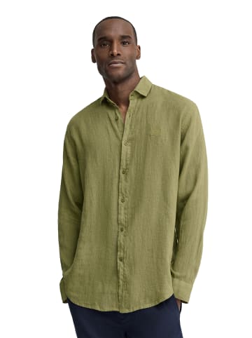 Polo Club Hemd BLOCK SHIRT LINEN GD in Grün