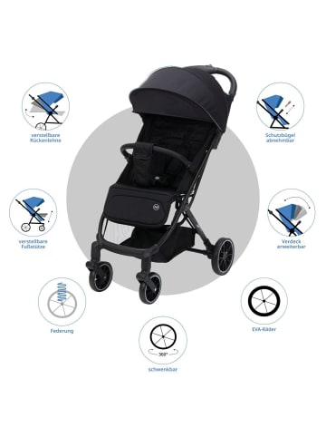 fillikid Buggy & Sportwagen Fill Rover bis 22 kg belastbar in schwarz