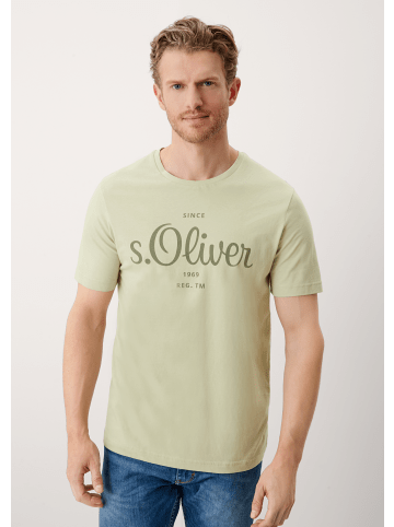 s.Oliver T-Shirt kurzarm in Grün