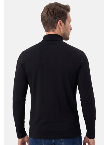 Ragman Rollkragenshirt Basic in Schwarz