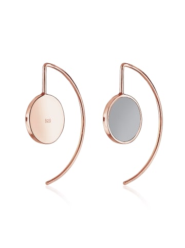 Elli Ohrringe 925 Rosegold Geo in Rosegold