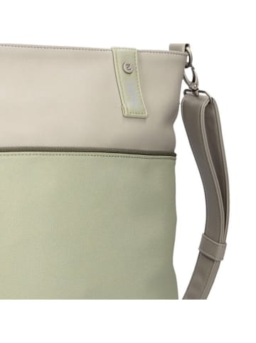 Zwei Jana Schultertasche 33 cm in jade