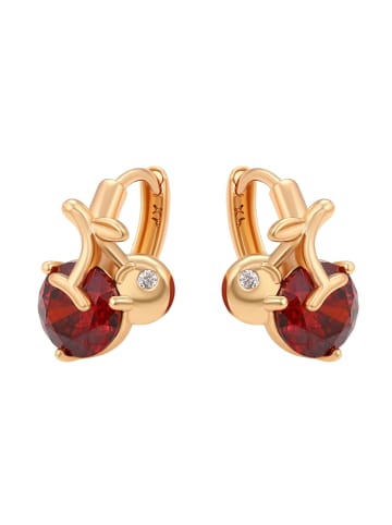 faina Women Huggie Earrings in Rose Gold