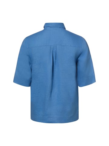 Franco Callegari Leinenbluse in blau - 0080