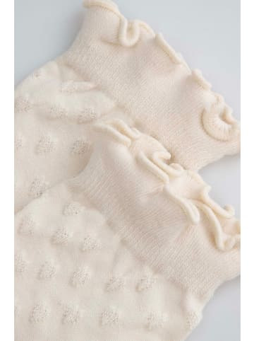 Coccodrillo Socken in ecru