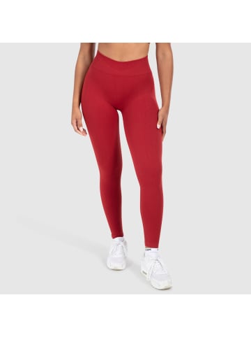 SMILODOX Leggings Cetrina Scrunch in Dunkel Rot