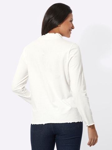 Sieh an! Stehkragen-Shirt in ecru