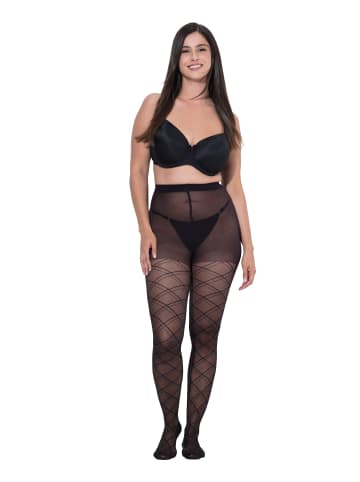 Ulla Popken Strumpfhose in schwarz