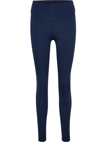 Hummel Leggings "Pulse High Waist Tights" in Blau