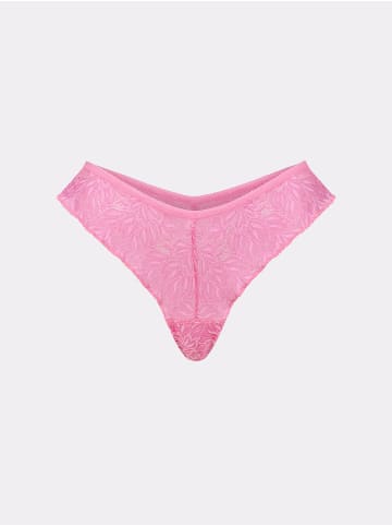 Erlich Textil  Spitzen String ICONIC LACE BRAZIL STRING in bubblegum