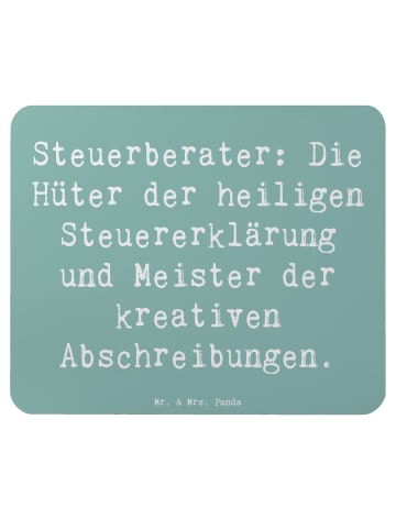 Mr. & Mrs. Panda Mouse Pad Spruch Steuerberater Helden mit Spruch in Meeresbrise