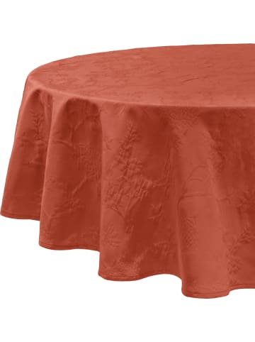 Erwin Müller Jacquard, Baumwollmischung Tischdecke Arnsberg in terra