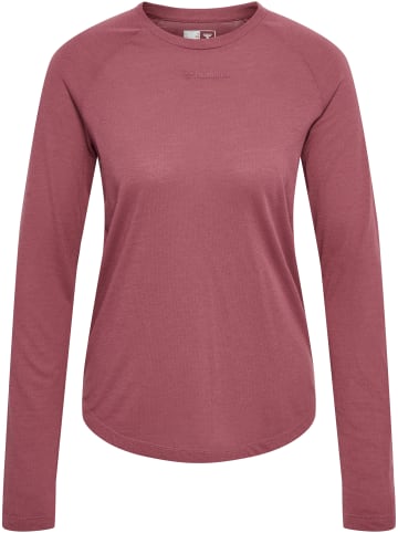 Hummel Hummel T-Shirt Hmlmt Yoga Damen Atmungsaktiv Leichte Design in CRUSHED BERRY