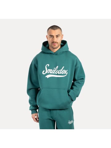SMILODOX Hoodie Lorik in Dunkel Grün