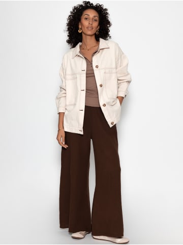 SASSYCLASSY Blusenjacke in Beige