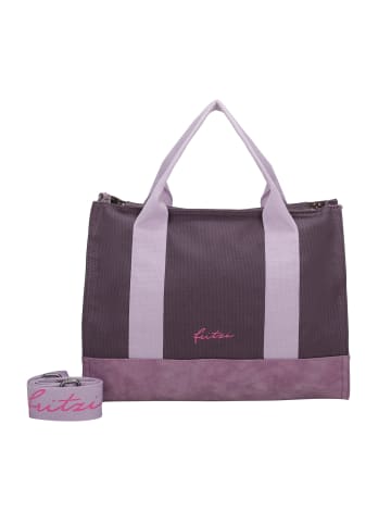 Fritzi aus Preußen Shopper Canvas Tote Bag in Plumy