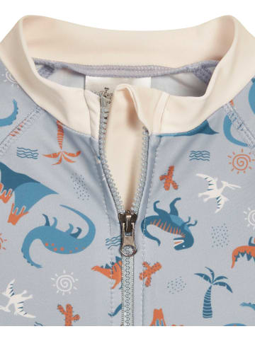 Playshoes UV-Schutz Einteiler 1/1 Arm Dino allover in blau