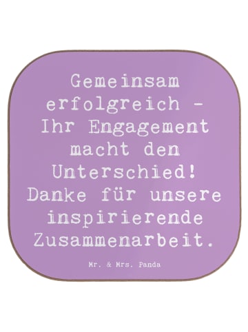 Mr. & Mrs. Panda Bierdeckel Spruch Geschäftspartner Erfolg mit S... in Lavendeltraum