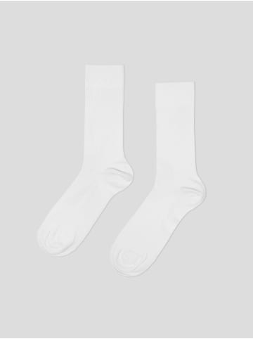 Erlich Textil  Socke 3er Pack Casual Cotton Gerippte Socken im 3er Pack in weiß