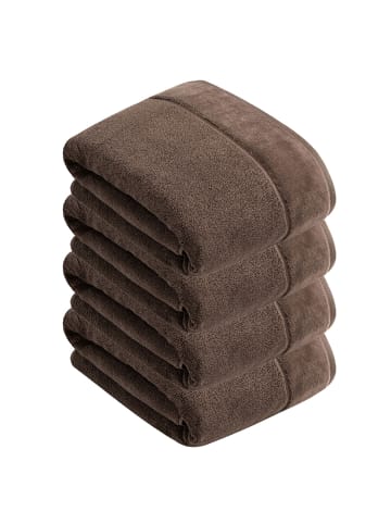 Vossen 4er Pack Badetuch in toffee