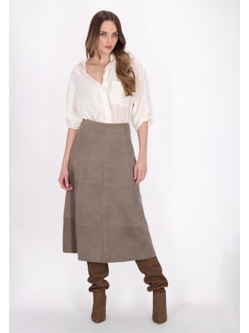 DreiMaster Women Skirt in taupe grey