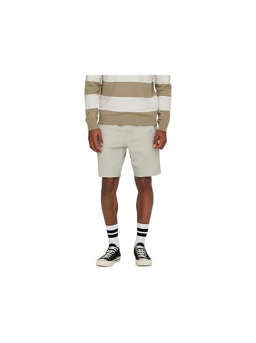Only&Sons Shorts für Herren in silber