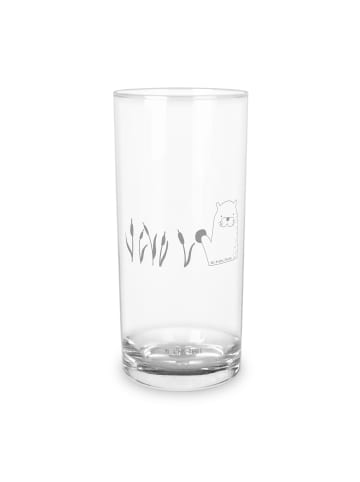 Mr. & Mrs. Panda Wasserglas Otter Stein ohne Spruch in Transparent