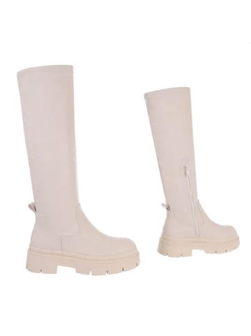 Ital-Design Stiefel in Beige