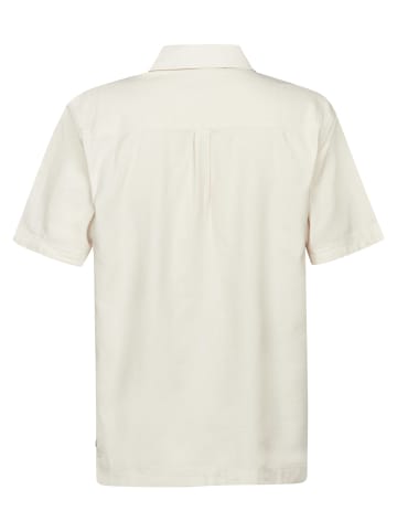 Petrol Industries Strukturiertes Kurzarmhemd Maverick in Weiß