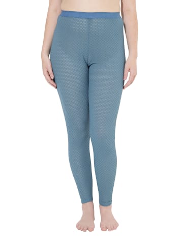 Ulla Popken Strumpfhose in dunkles petrol