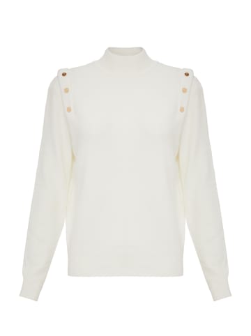 paino Damen Strickpullover in Weiss