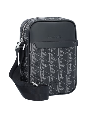 Lacoste The Blend Umhängetasche 16 cm in monogram noir gris