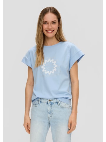 s.Oliver T-Shirt in 53D0_himmelblau