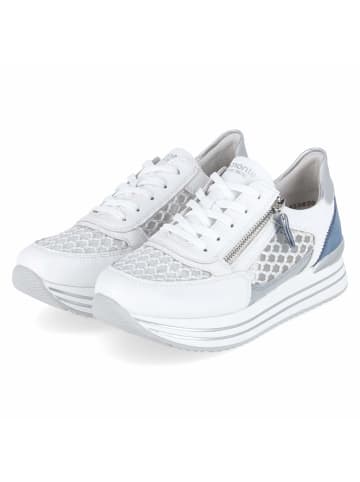 remonte Schnürhalbschuh in white