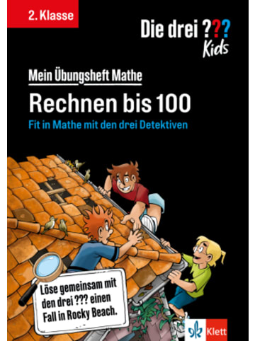 KLETT LERNTRAINING  Buch - Die drei ??? Kids: Mein Übungsheft Mathe 2. Klasse - Rechnen bis 10