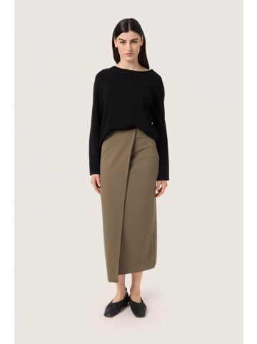 Soaked in Luxury Rock SLBea Slim fit in Morel